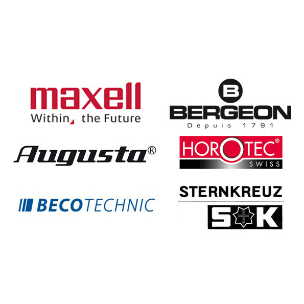 Maxell, Augusta, Becotechnic, Bergeon, Horotec, Sternkreuz