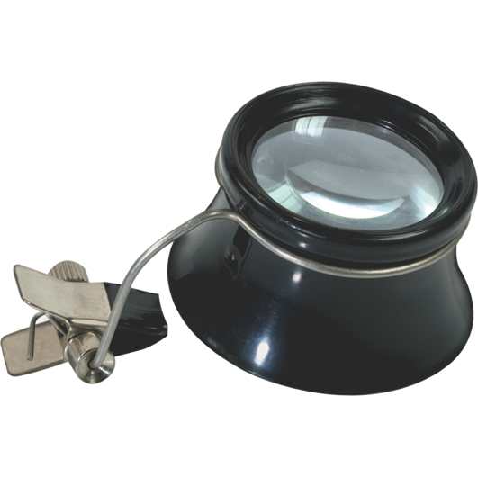 Luuppi klipsillä silmälaseihin