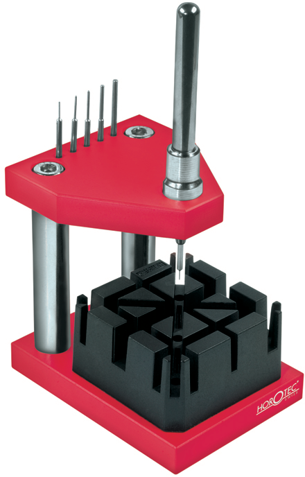 Rannekkeen tappien asentamiseen ja irrottamiseen